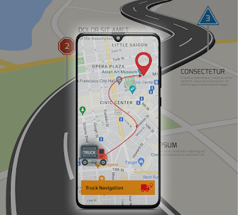 Truck GPS Navigation - Maps