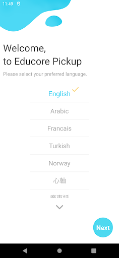 Educore Pickup Screen 2