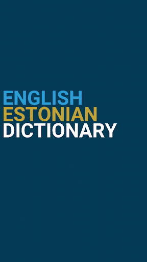 Android application English : Estonian Dictionary screenshort