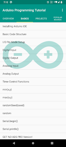 Android application Arduino Programming Tutorial screenshort