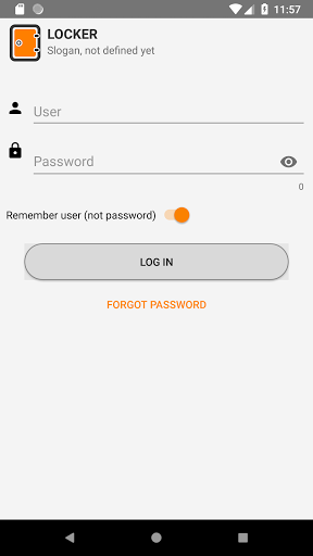 Android application My Locker screenshort