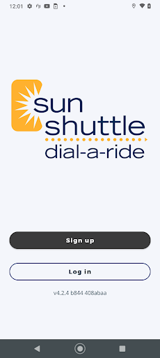 Android application Sun Shuttle DAR Rider App screenshort