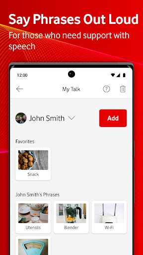 Connected Living by Vodafone Screen 3