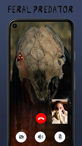 Captura de Pantalla 1 Scary Predator Incoming Call android
