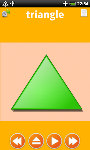Shapes game for kids flashcard Screen 3