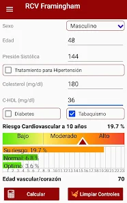 educador Estación de policía Susceptibles a Calculadora de Riesgo Cardiova - Aplicaciones en Google Play