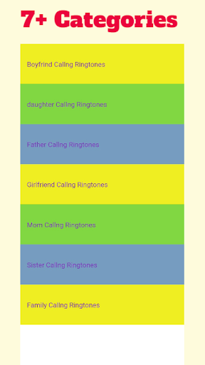 Family calling ringtones Screen 2