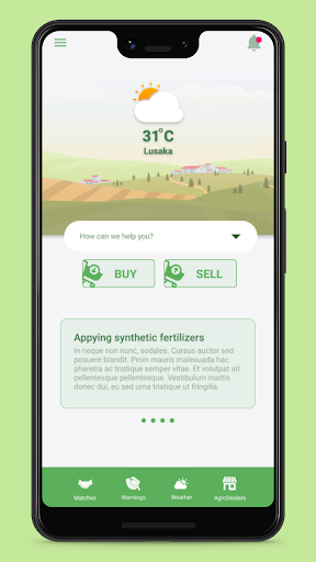 Android application AgriPredict screenshort