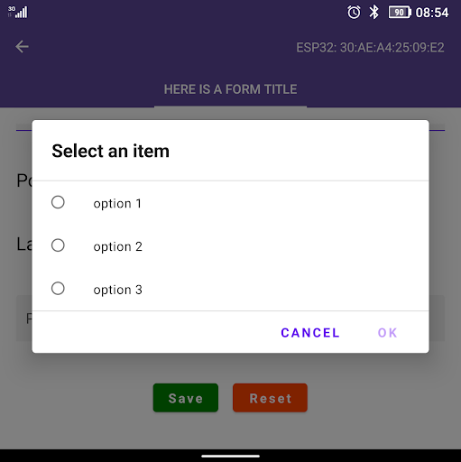 IoT Configurator Screen 3