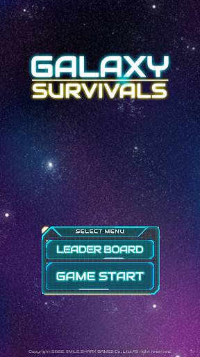 Android application Galaxy Survivals screenshort