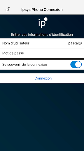 Android application Ipsys Phone screenshort