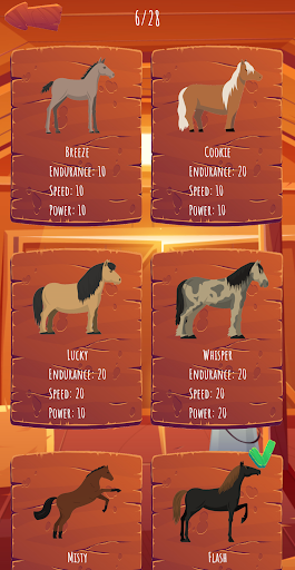 Gallop Racer Challenge Screen 2