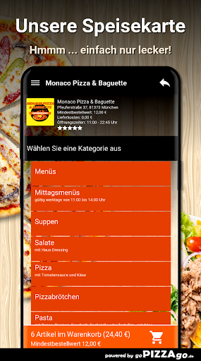 Monaco Pizza - Baguette Münche