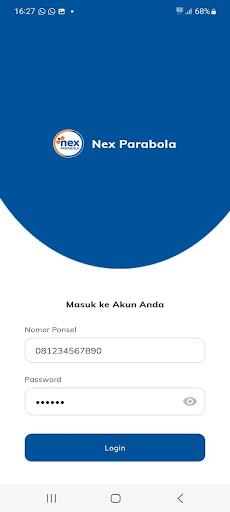 Android application Nex Parabola Dealer screenshort
