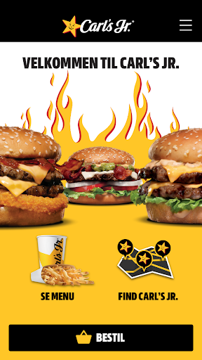Android application Carl's Jr. DK screenshort