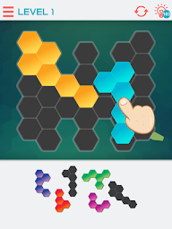 Hexagon Graph: Drag & Drop Geometry Puzzle