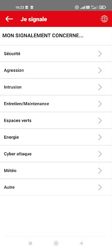 VIGIPLAN Screen 3