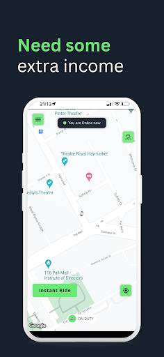 Android application Map cars Driver screenshort