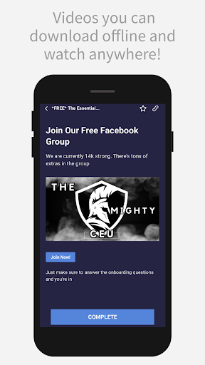 The Mighty CEU Screen 2