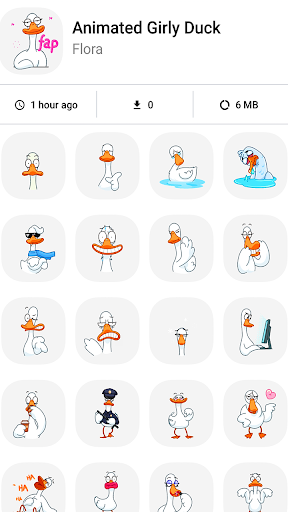 Animated Cute Chicken Stickers Screen 3