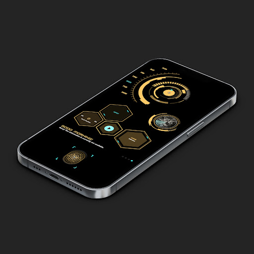 Neon Space Theme for KLWP Screen 3