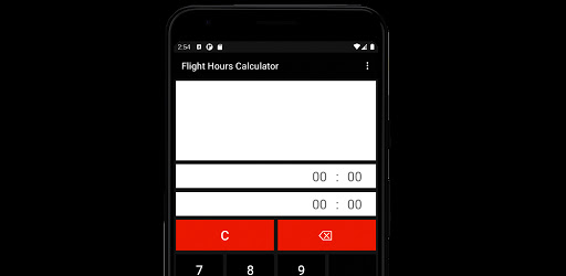 Flight Hours Calculator Screen 2