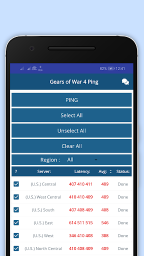 Gears of War 4 Ping Screen 3
