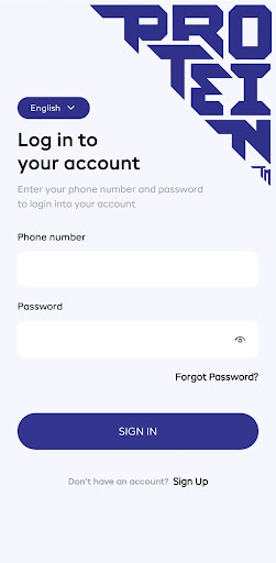 Android application Protein بروتين screenshort