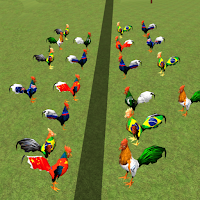 Rooster Fight Battle Simulator