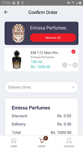 Emissa Perfumes Screen 3