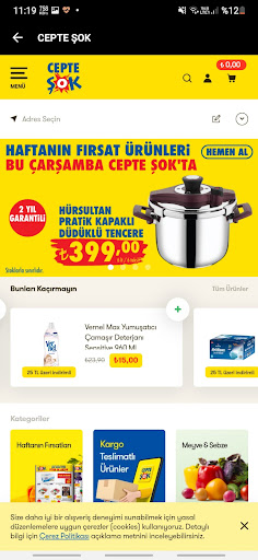 BİM EVE SİPARİŞ A101 ŞOK Screen 2