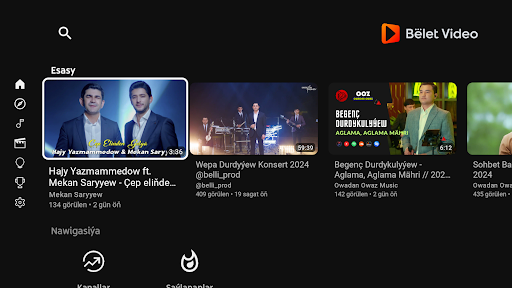 Android application Belet Video TV screenshort