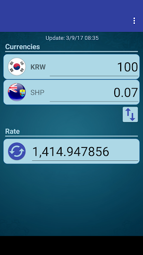 Android application KRW Won x Saint Helena Pound screenshort