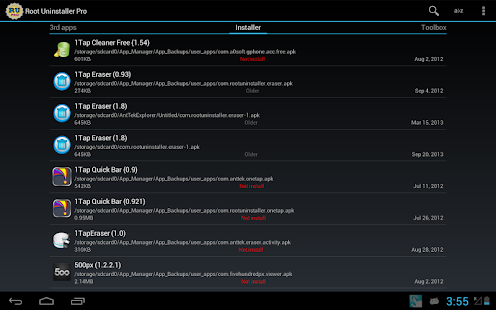 Root Uninstaller Pro Captura de tela