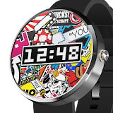 Sticker Bombing Watch Face icon