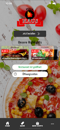 Android application Pizzahaus - Herne screenshort