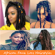 African Faux Locs Hairstyles