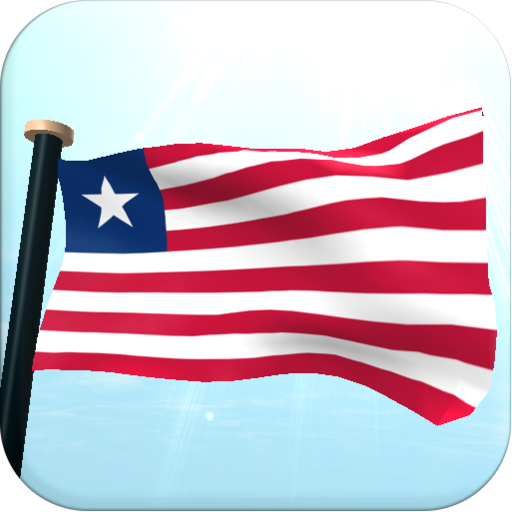 Liberia Flag 3D Live Wallpaper logo