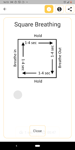 SQUARE BREATHING Screen 2