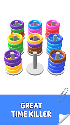 Ring Stack - Color Sort - Screenshot 4