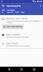 screenshot of SynctunesX: iTunes to android