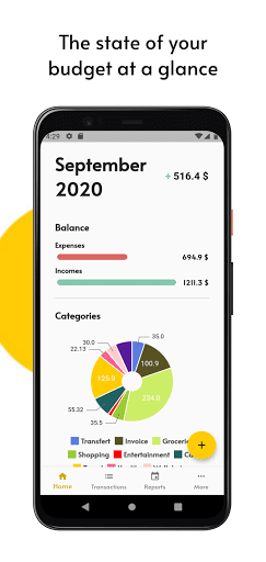 Android application Soosoo - Manage your budget an screenshort