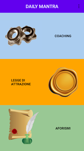 Android application DAILY MANTRA screenshort