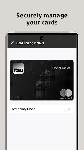 Itaú Global Wallet Screen 3