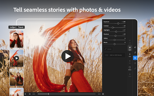 Lightroom Photo & Video Editor Screenshot