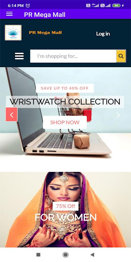 Android application PR Mega Mall screenshort