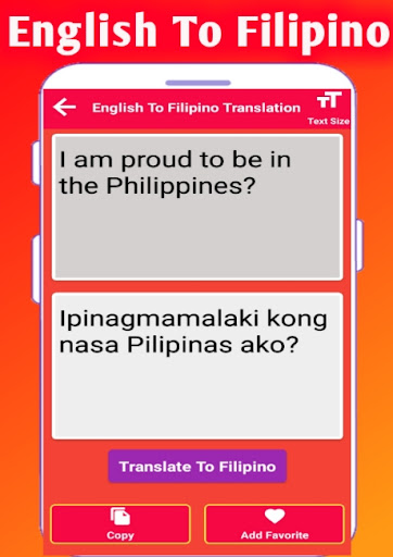 Tagalog - English Translator