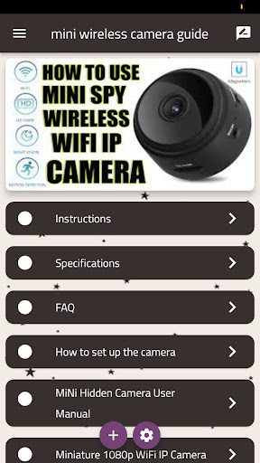 Mini Wireless Camera Guide Screenshot 1 - AppWisp.com