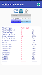 PickleBall Match Scorer Screenshot