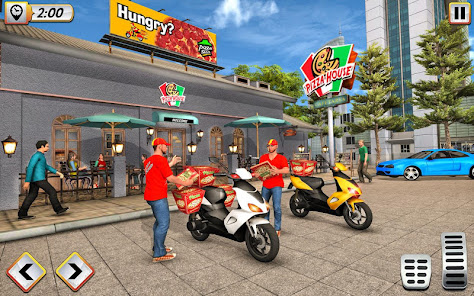 Imágen 13 Pizza Delivery Boy Bike Games android
